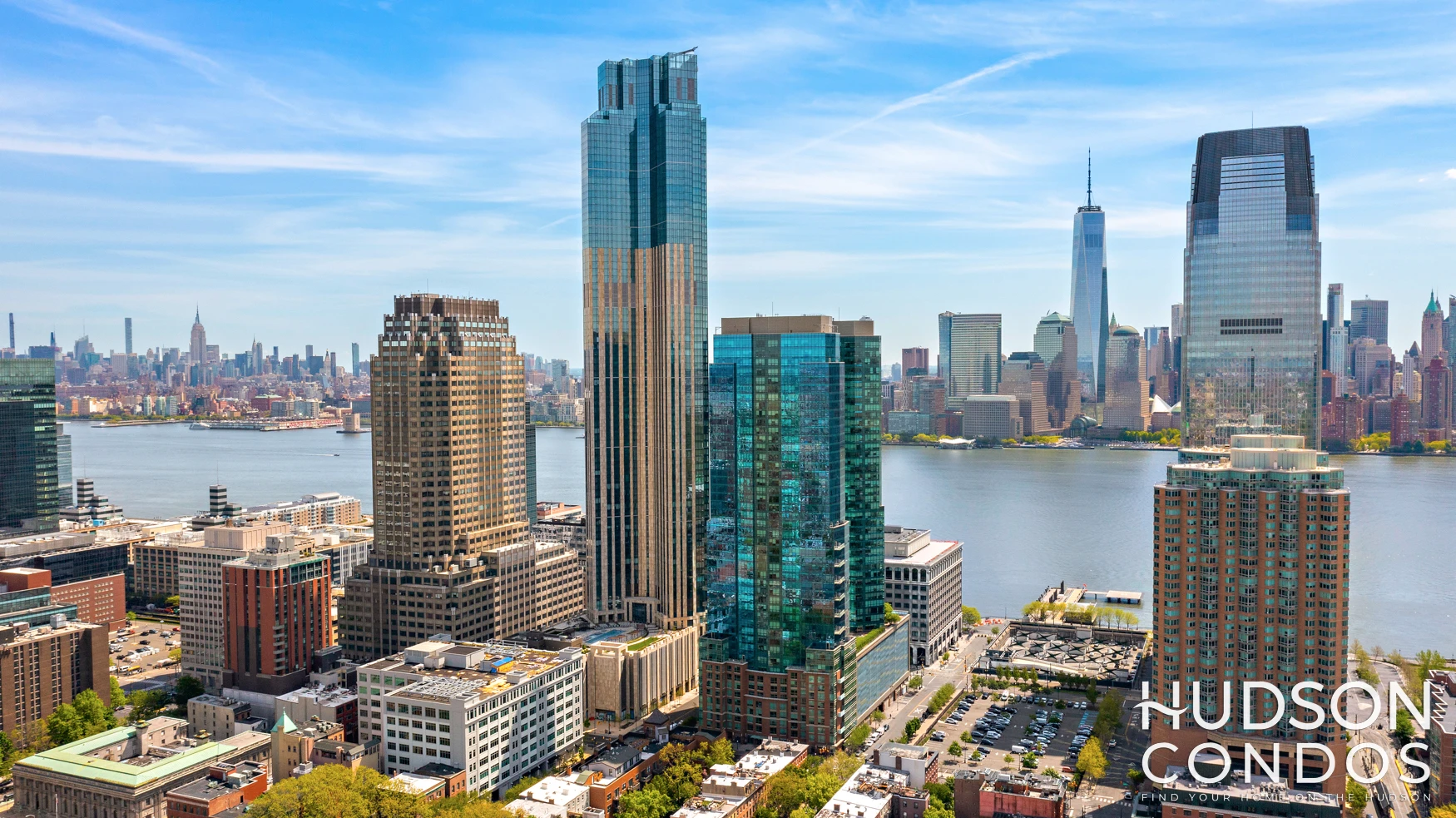 Jersey City Waterfront Walkway (Views of NYC from NJ)